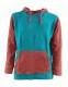 FELPA UOMO IN COTONE FELPATO STONEWASH, CON CAPPUC