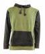 FELPA UOMO IN COTONE FELPATO STONEWASH, CON CAPPUC
