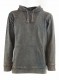 FELPA UOMO IN COTONE FELPATO STONEWASH, CON CAPPUC
