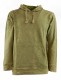 FELPA UOMO IN COTONE FELPATO STONEWASH, CON CAPPUC
