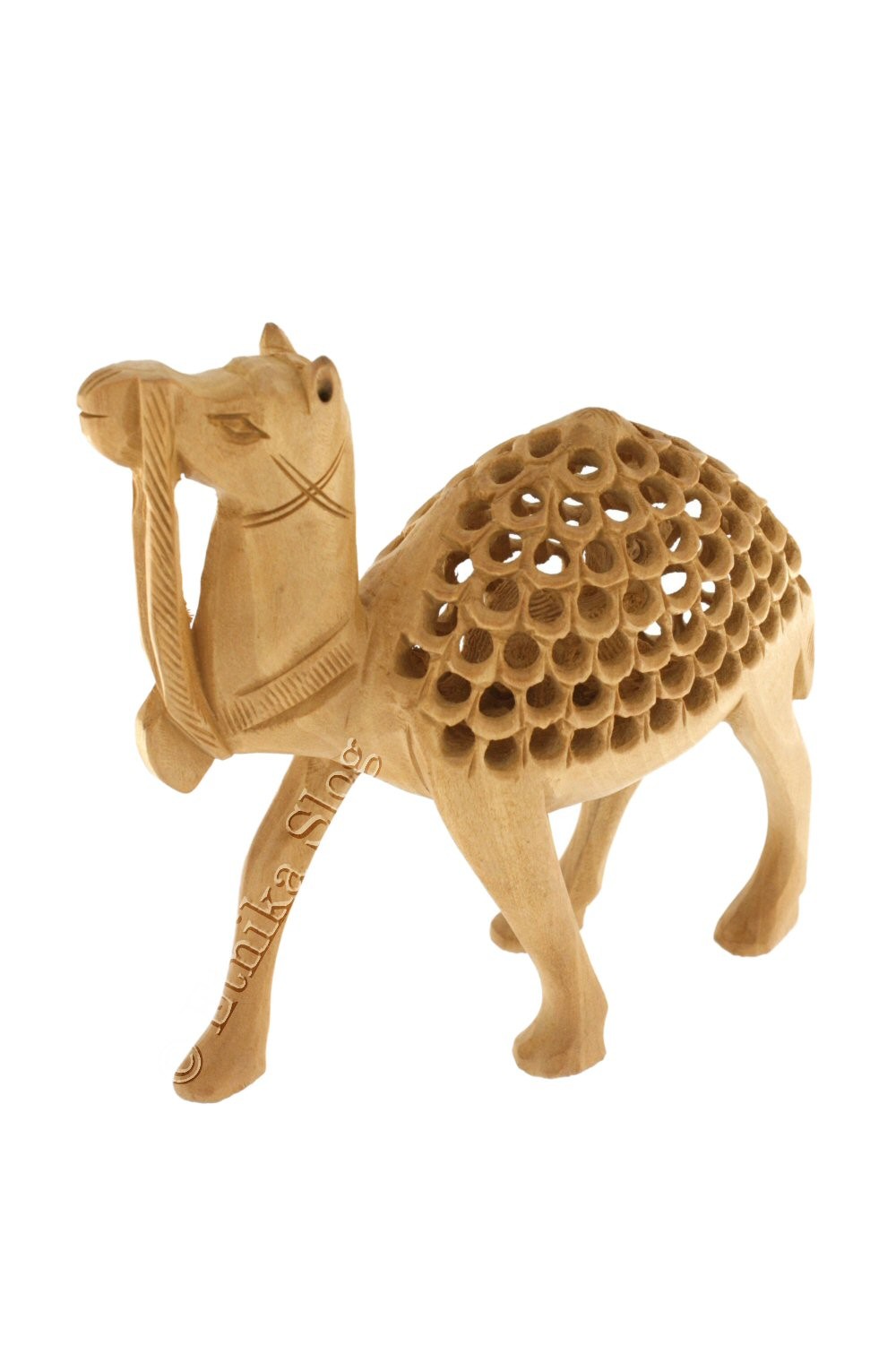 FIGURA ANIMALE IN LEGNO DI CEDRO TRAFORATO.D FIGURA ANIMALE IN LEGNO DI CEDRO TRAFORATO.D