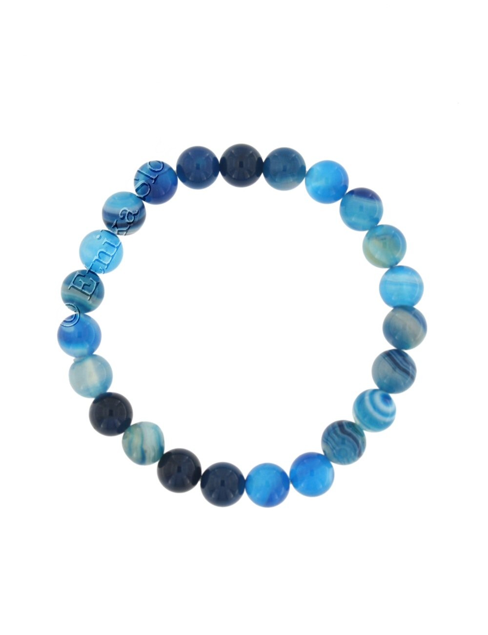 BRACCIALETTO IN PIETRA DURA ELASTICO, SFERE DIAMET BRACCIALETTO IN PIETRA DURA ELASTICO, SFERE DIAMET