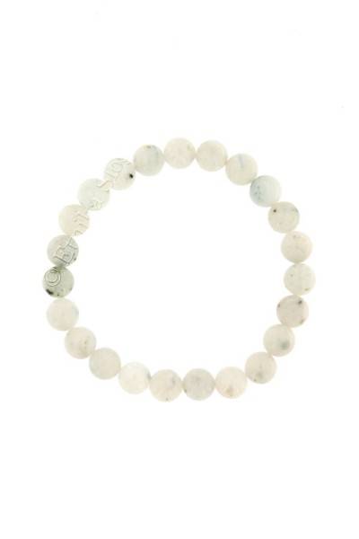 BRACCIALETTO IN PIETRA DURA ELASTICO, SFERE DIAMET