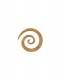 PIERCING, ALLARGATORE SPIRALE IN LEGNO CHIARO.br