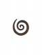 PIERCING, ALLARGATORE SPIRALE IN EBANO.SPESS