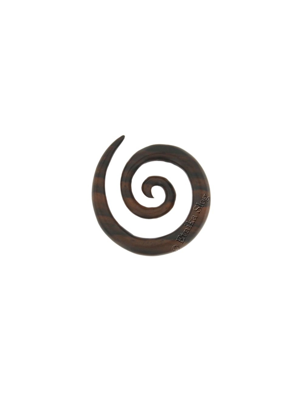 PIERCING, ALLARGATORE SPIRALE IN EBANO.SPESS PIERCING, ALLARGATORE SPIRALE IN EBANO.SPESS
