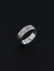 ANELLO IN ARGENTO LAVORATO, COME FOTO.&nbsp;ALTEZZA MM