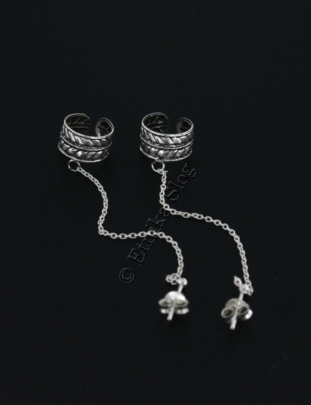 ORECCHINI ARGENTO CON CATENELLA DIAMETRO 11 MM , S ORECCHINI ARGENTO CON CATENELLA DIAMETRO 11 MM , S
