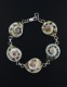 BRACCIALETTO ARGENTO IN CONCHIGLIA CON CHIUSURA A