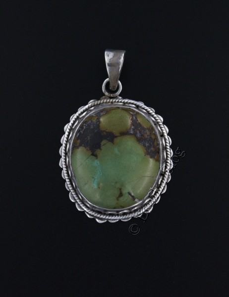 PENDENTE IN ARGENTO CON PIETRA PREZIOSA.ALTE