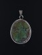 PENDENTE IN ARGENTO CON PIETRA PREZIOSA.ALTE