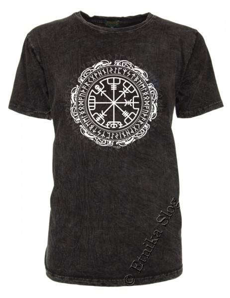 T-SHIRT UOMO COTONE - STONEWASHED CON STAMPA T-SHIRT IN COTONE CON SCOLLO ROTONDOTINTA UN - com Etnika Slog d.o.o.