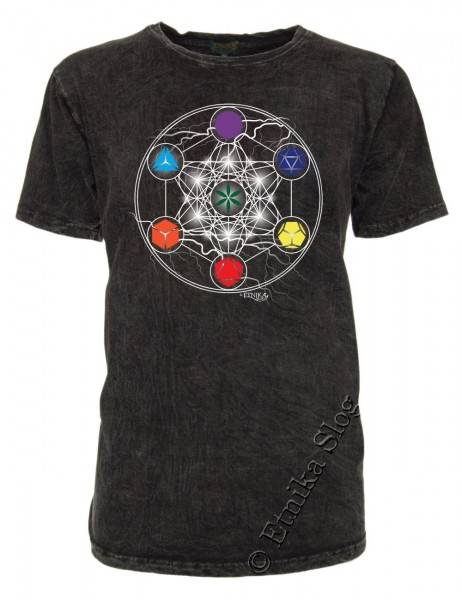 T-SHIRT UOMO COTONE - STONEWASHED CON STAMPA T-SHIRT IN COTONE CON SCOLLO ROTONDOTINTA UN - com Etnika Slog d.o.o.