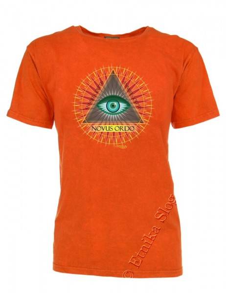 T-SHIRT UOMO COTONE - STONEWASHED CON STAMPA T-SHIRT IN COTONE CON SCOLLO ROTONDOTINTA UN - com Etnika Slog d.o.o.