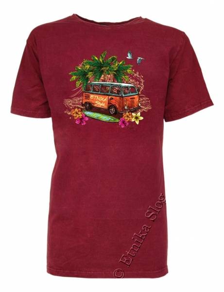 T-SHIRT UOMO COTONE - STONEWASHED CON STAMPA T-SHIRT IN COTONE CON SCOLLO ROTONDOTINTA UN - com Etnika Slog d.o.o.