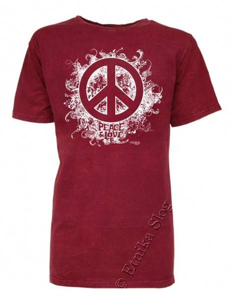 T-SHIRT UOMO COTONE - STONEWASHED CON STAMPA T-SHIRT IN COTONE CON SCOLLO ROTONDOTINTA UN - com Etnika Slog d.o.o.