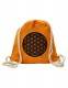 ZAINO SACCO IN COTONE STONE WASHED CON STAMPA FIOR