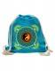 ZAINO IN COTONE, LAVORATO STONE WASHED CON STAMPA&nbsp;