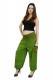 PANTALONE&nbsp;TURCO&nbsp;IN COTONE STAMPATO, LACCI IN VITA,