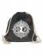 ZAINO SACCO IN COTONE STONE WASHED CON&nbsp;STAMPA ALBE