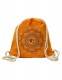 ZAINO SACCO IN COTONE STONE WASHED CON&nbsp;STAMPA MAND