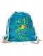 ZAINO SACCO IN COTONE STONE WASHED CON&nbsp;STAMPA OCCH