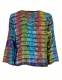 CAMICIA COTONE LEGGERO TIE DYE CON STAMPE CERCHI C