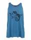 CANOTTA UNISEX&nbsp;TINTA UNITA CON STAMPA &nbsp;CAMALEONTE