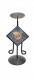 CANDELABRO SINGOLO, ALTEZZA 20 CM FATTO DI FERRO B