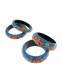 SET BRACCIALETTI BAGAL IN LEGNO COLORATO CON CARAM