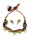 SET INDIAN MOVIE COLLARINO + ORECCHINI/