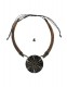 BIGIOTTERIA COLLANA INDONESIANA CORDONCINO E LEGNO