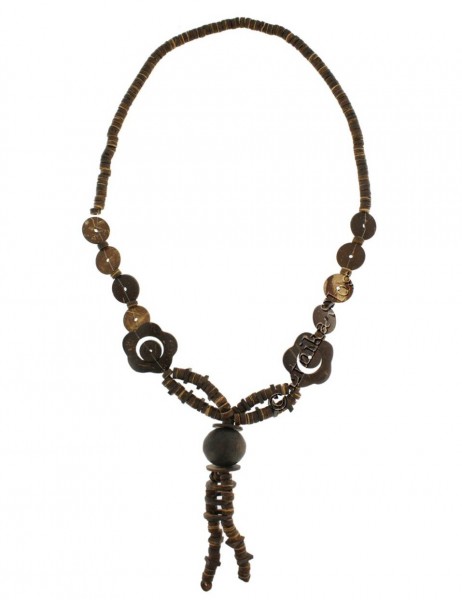 BIGIOTTERIA COLLANA INDONESIANA&nbsp;IN LEGNO DI COCCO
