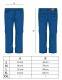 PANTALONI DA BAMBINO IN COTONE CON RICUCITURE.br