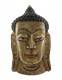 MASCHERA IN LEGNO NEPALESE INTAGLIATA E DIPINTA A