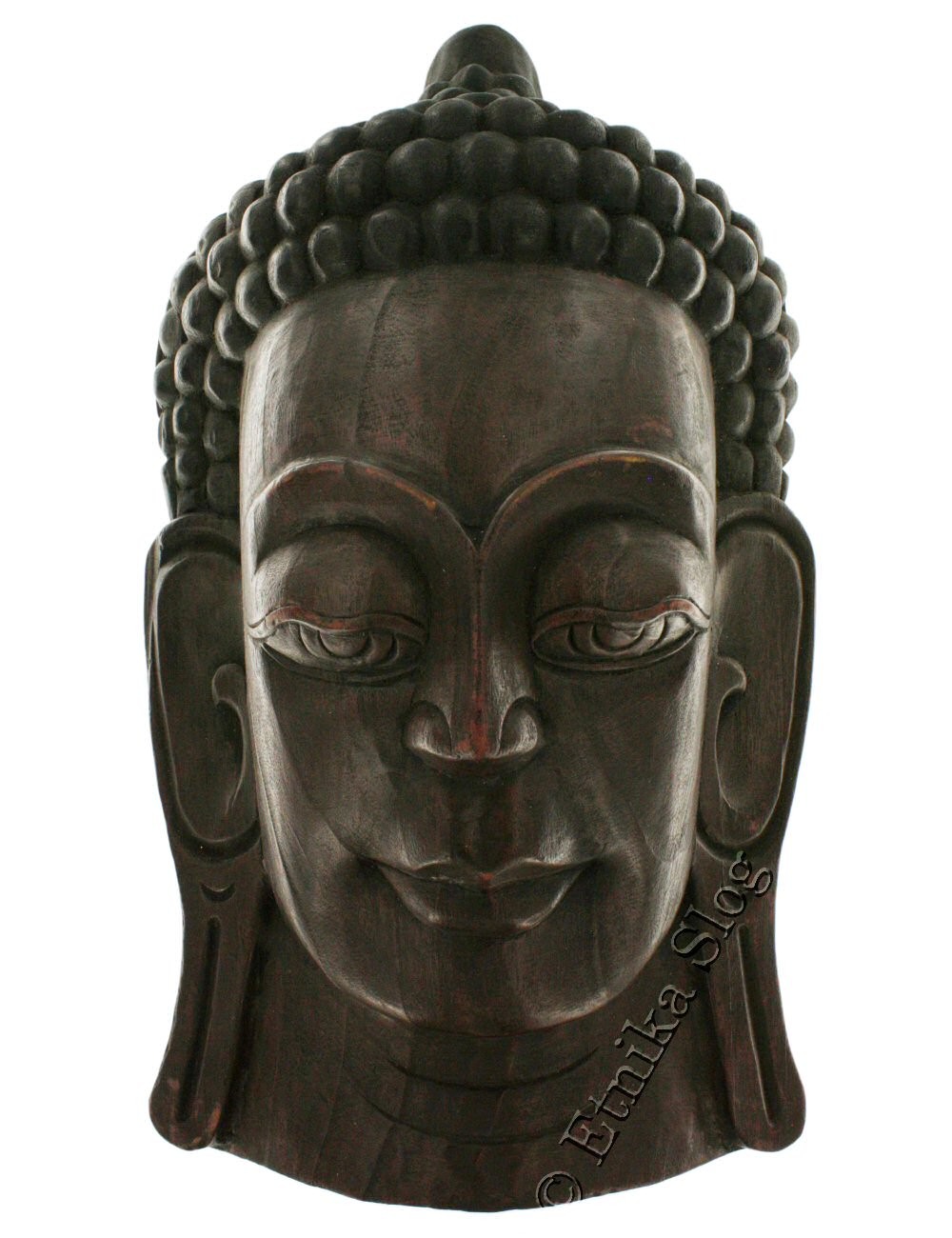 MASCHERA IN LEGNO NEPALESE INTAGLIATA E DIPINTA A MASCHERA IN LEGNO NEPALESE INTAGLIATA E DIPINTA A
