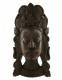 MASCHERA IN LEGNO NEPALESE INTAGLIATA E DIPINTA A
