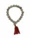 BRACCIALE MALA , PERLE IN VETRO DIAMETRO MM 10 CON