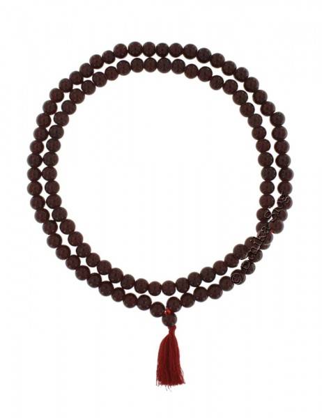 COLLANE MALA TIBETANE COLLANA MALA 108 PERLE IN VETRO DIAMETRO MM 10 CON - com Etnika Slog d.o.o.