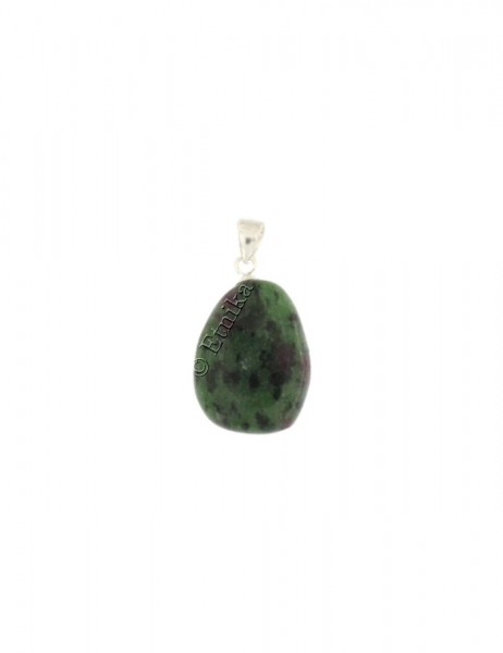 PENDENTE IN PIETRA DURA CON GANCETTO IN ARGENTO.b