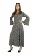 VESTITO LUNGO IN MAGLINA CON ELASTAN, MANICHE LUNG