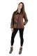 CAPPOTTO CORTO IN COTONE CON INTERNO IN PILE, DUE