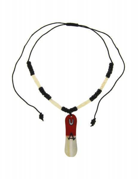 BIGIOTTERIA COLLANA INDONESIANA IN LEGNO E OSSO CO