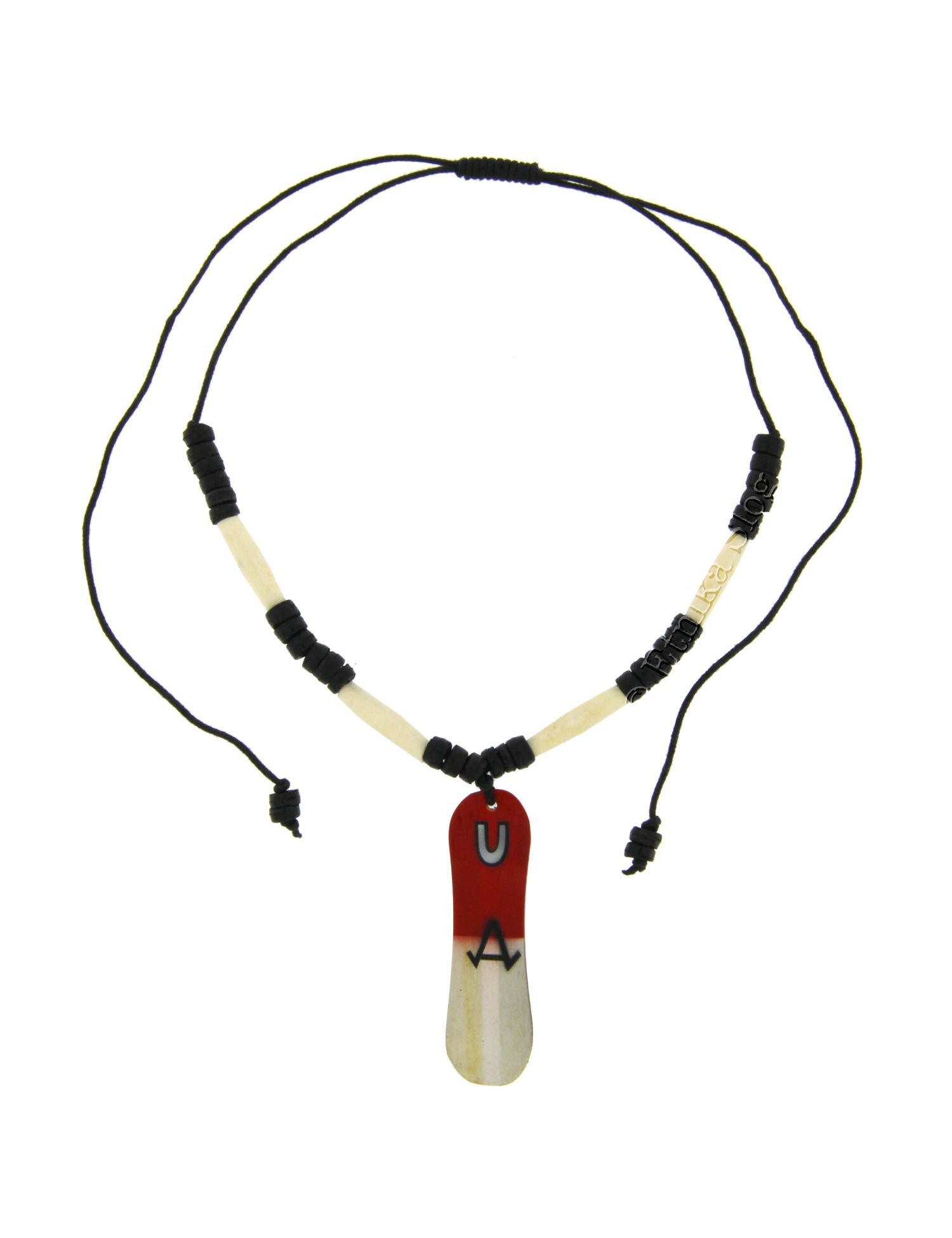 BIGIOTTERIA COLLANA INDONESIANA IN LEGNO E OSSO CO BIGIOTTERIA COLLANA INDONESIANA IN LEGNO E OSSO CO