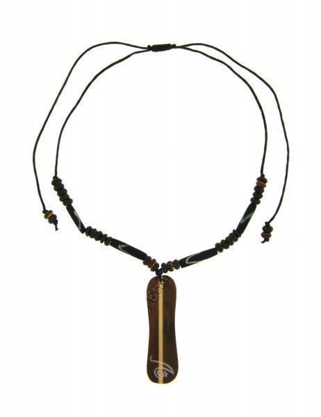BIGIOTTERIA COLLANA INDONESIANA IN LEGNO E OSSO CO