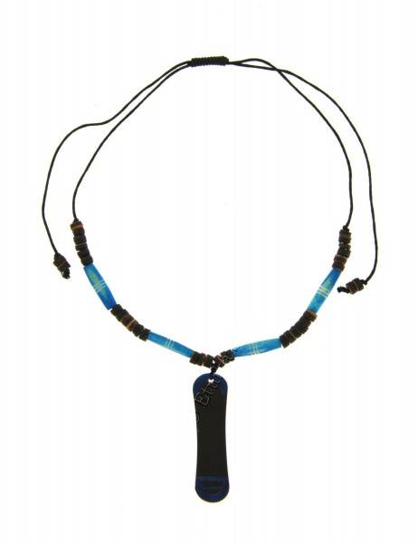 BIGIOTTERIA COLLANA INDONESIANA IN LEGNO E OSSO CO