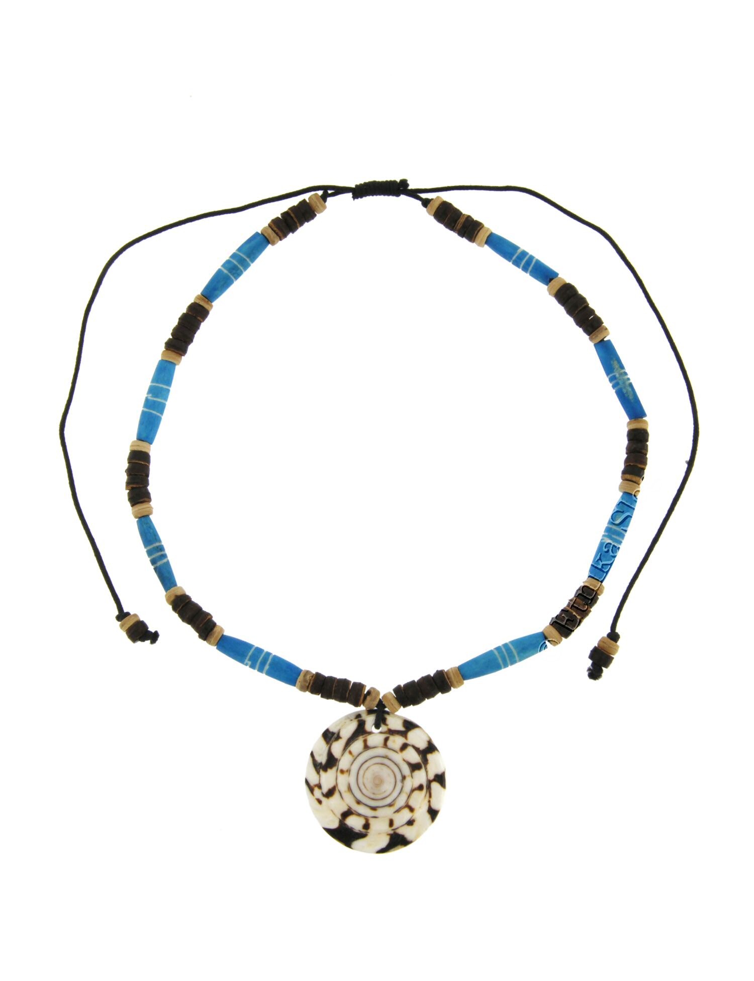 BIGIOTTERIA COLLANA INDONESIANA IN LEGNO E OSSO CO BIGIOTTERIA COLLANA INDONESIANA IN LEGNO E OSSO CO