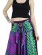 VESTITO/GONNA LUNGA IN COTONE E VISCOSA, LACCI A C