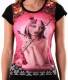 T-SHIRT IN POLIESTRE, CON STAMPA IN FRONTE, MANICH