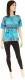 MAGLIA IN COTONE RIB MANICA CORTA TIE DYE, RIGHE C